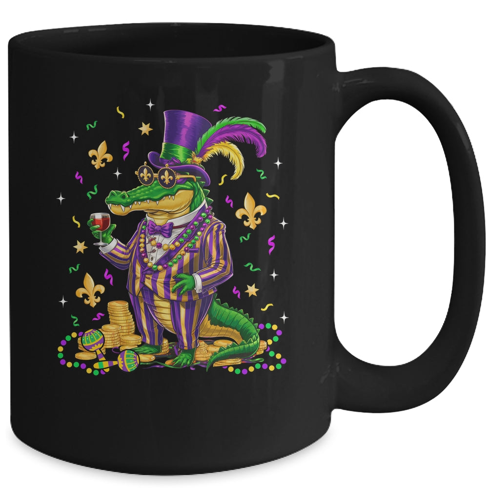 Mardigator Mardi Gras Alligator Costume Mardi Gras Men Women Mug | siriusteestore