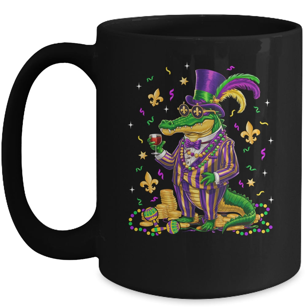 Mardigator Mardi Gras Alligator Costume Mardi Gras Men Women Mug | siriusteestore