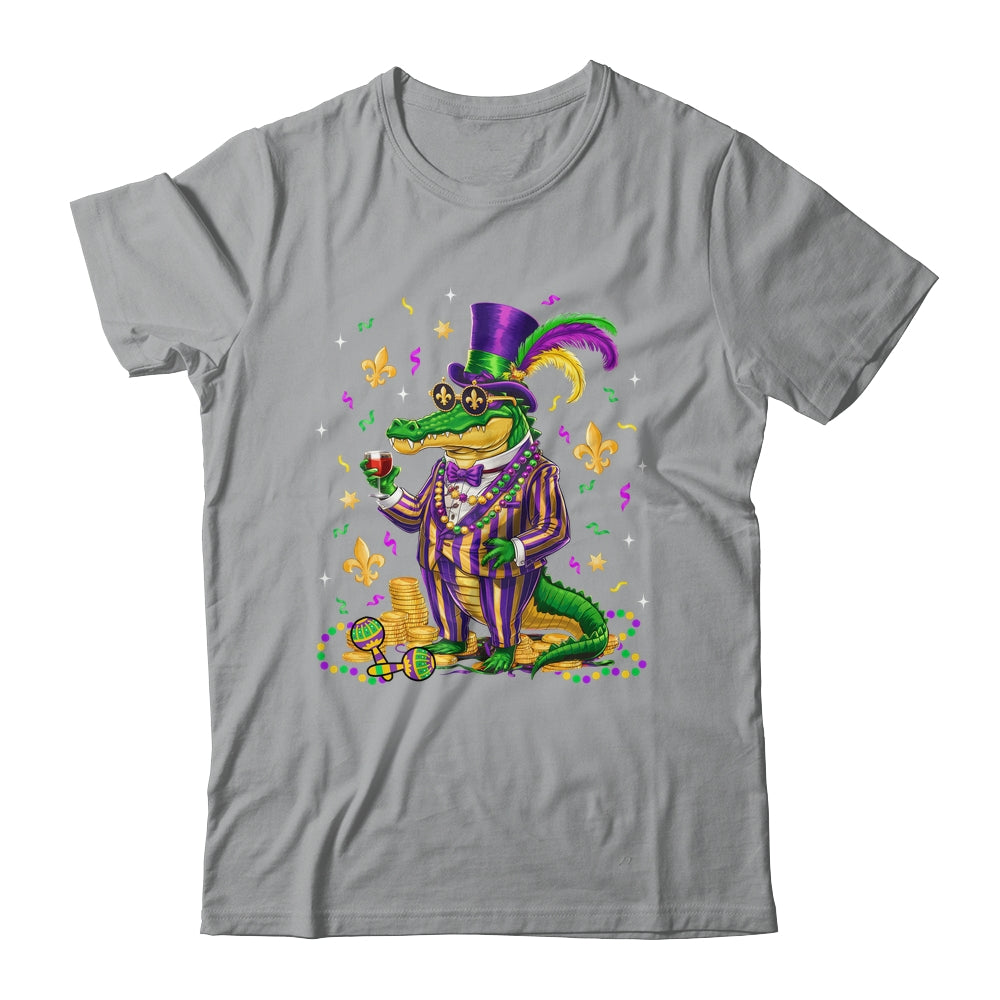 Mardigator Mardi Gras Alligator Costume Mardi Gras Men Women Shirt & Hoodie | siriusteestore