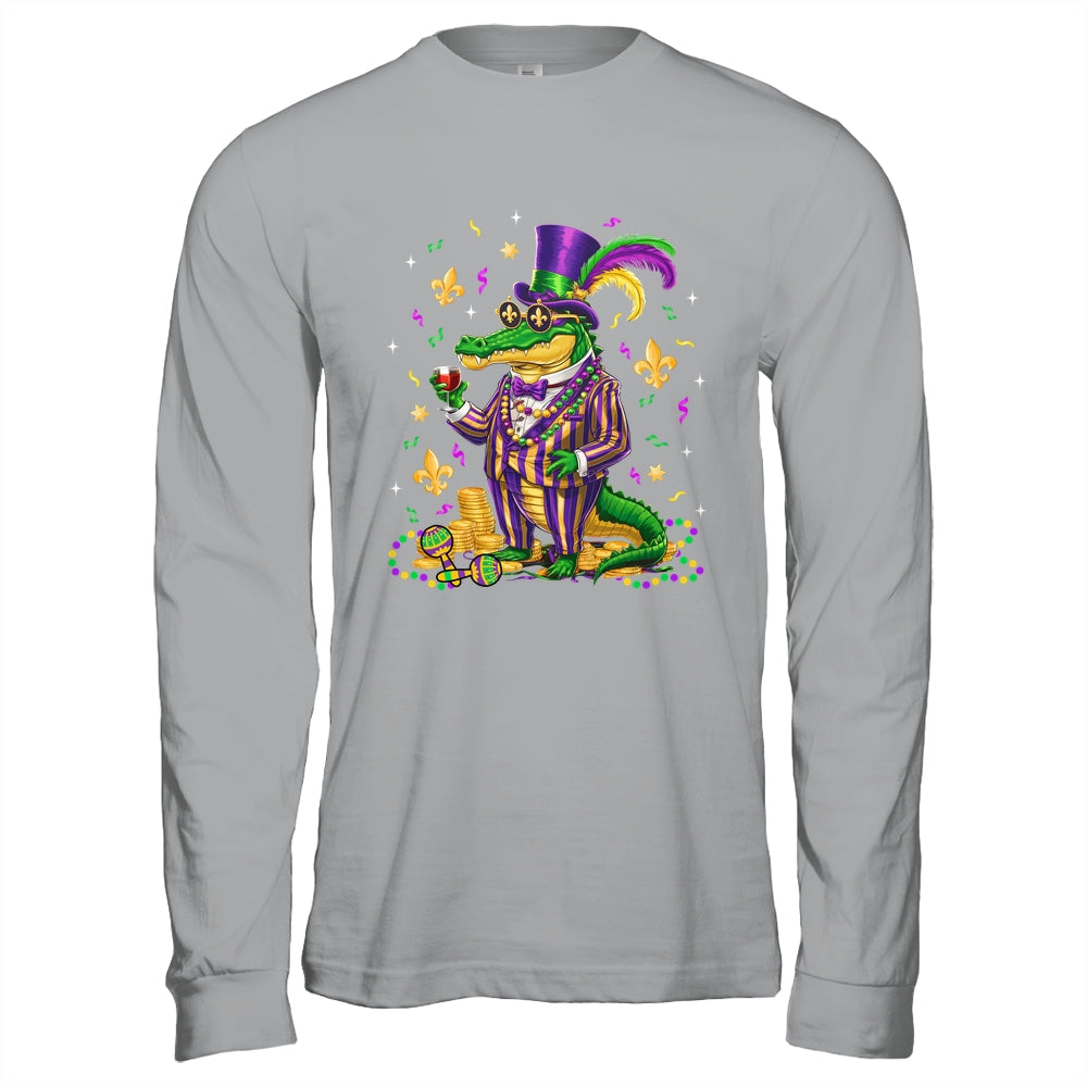 Mardigator Mardi Gras Alligator Costume Mardi Gras Men Women Shirt & Hoodie | siriusteestore