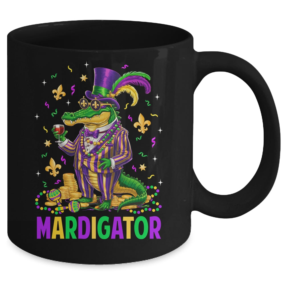 Mardigator Mardi Gras Alligator Costume Men Women Mardi Gras Mug | siriusteestore