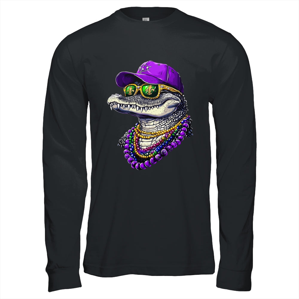 Mardigator Mardi Gras Alligator Costume Men Women Party 2025 Shirt & Hoodie | siriusteestore
