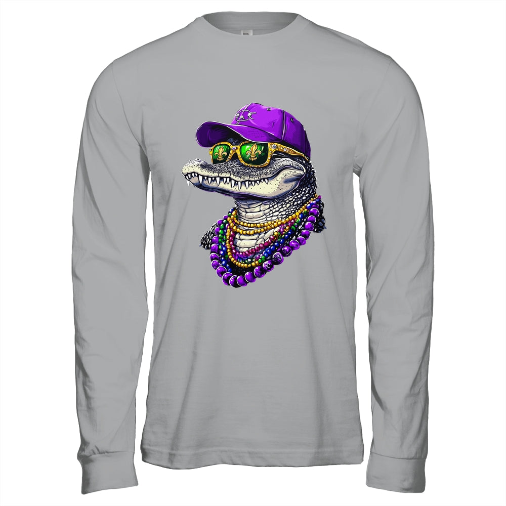 Mardigator Mardi Gras Alligator Costume Men Women Party 2025 Shirt & Hoodie | siriusteestore