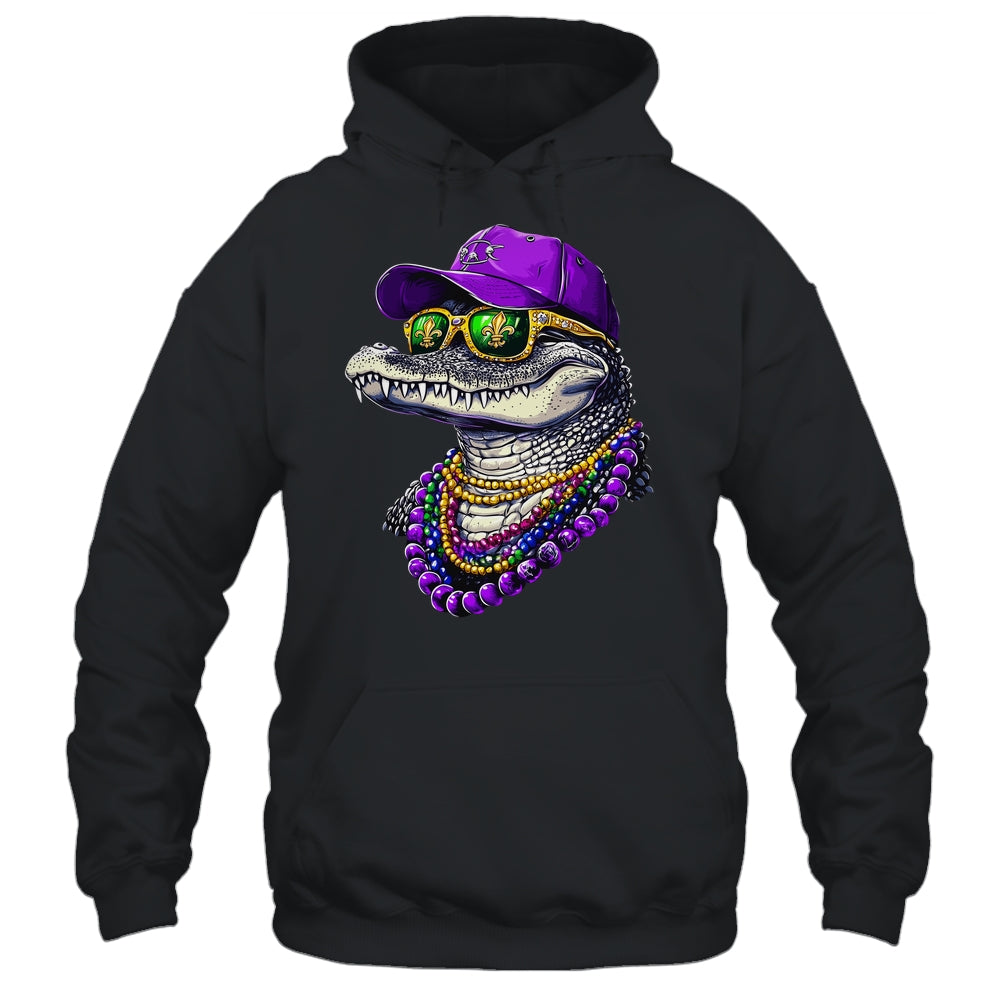 Mardigator Mardi Gras Alligator Costume Men Women Party 2025 Shirt & Hoodie | siriusteestore