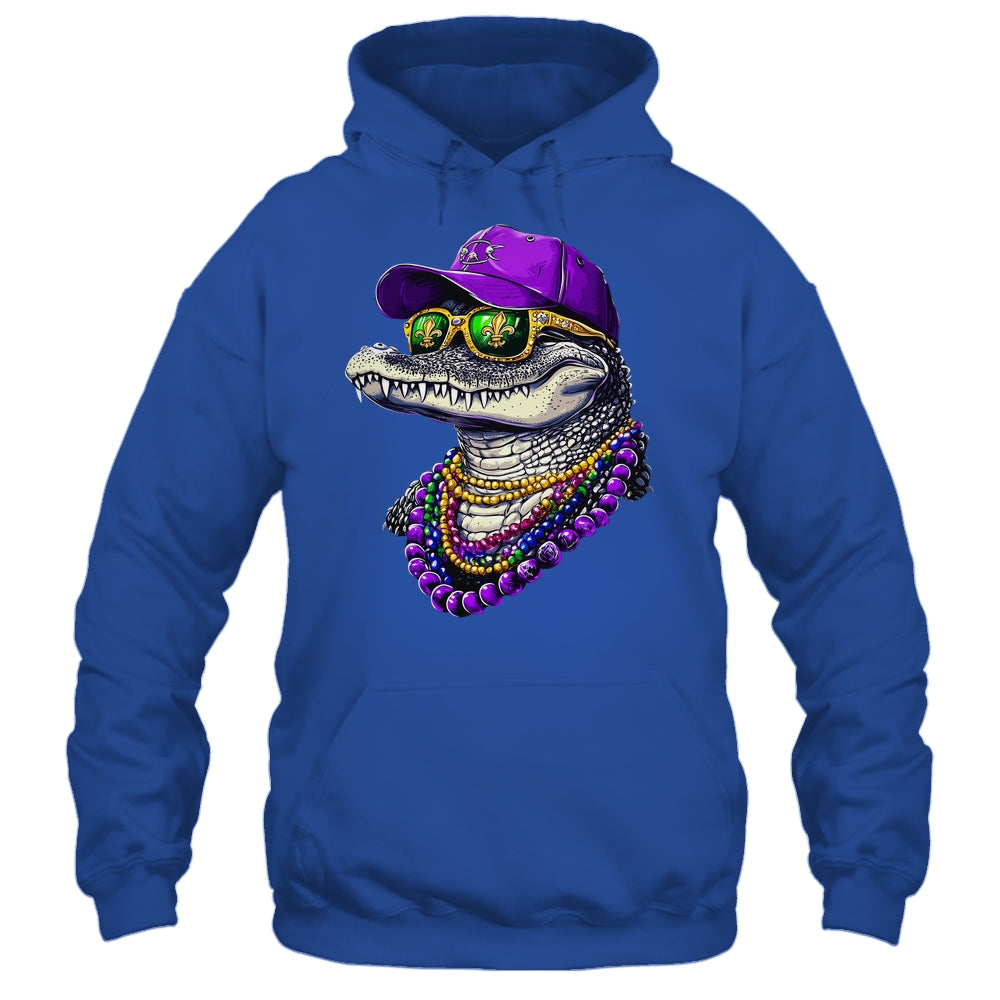 Mardigator Mardi Gras Alligator Costume Men Women Party 2025 Shirt & Hoodie | siriusteestore