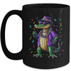Mardigator Mardi Gras Alligator Men Women Mardi Gras Men Mug | siriusteestore