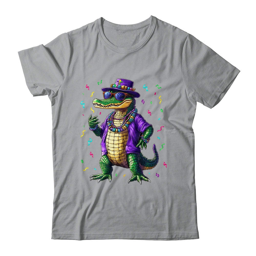 Mardigator Mardi Gras Alligator Men Women Mardi Gras Men Shirt & Hoodie | siriusteestore
