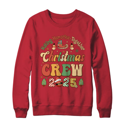 Marking Together Matching Family Christmas Crew 2025 Groovy Shirt & Sweatshirt | siriusteestore