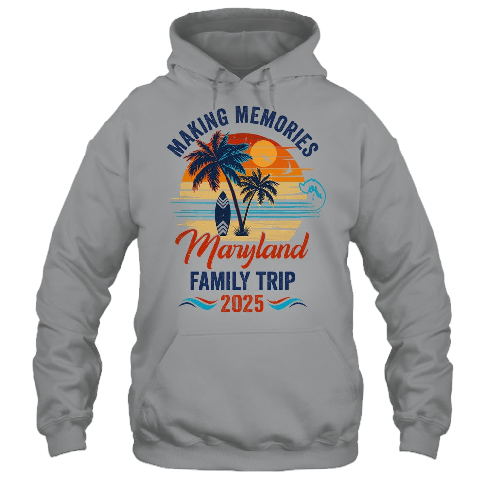 Maryland Family Vacation 2025 Making Memories Together Trip Shirt & Tank Top | siriusteestore