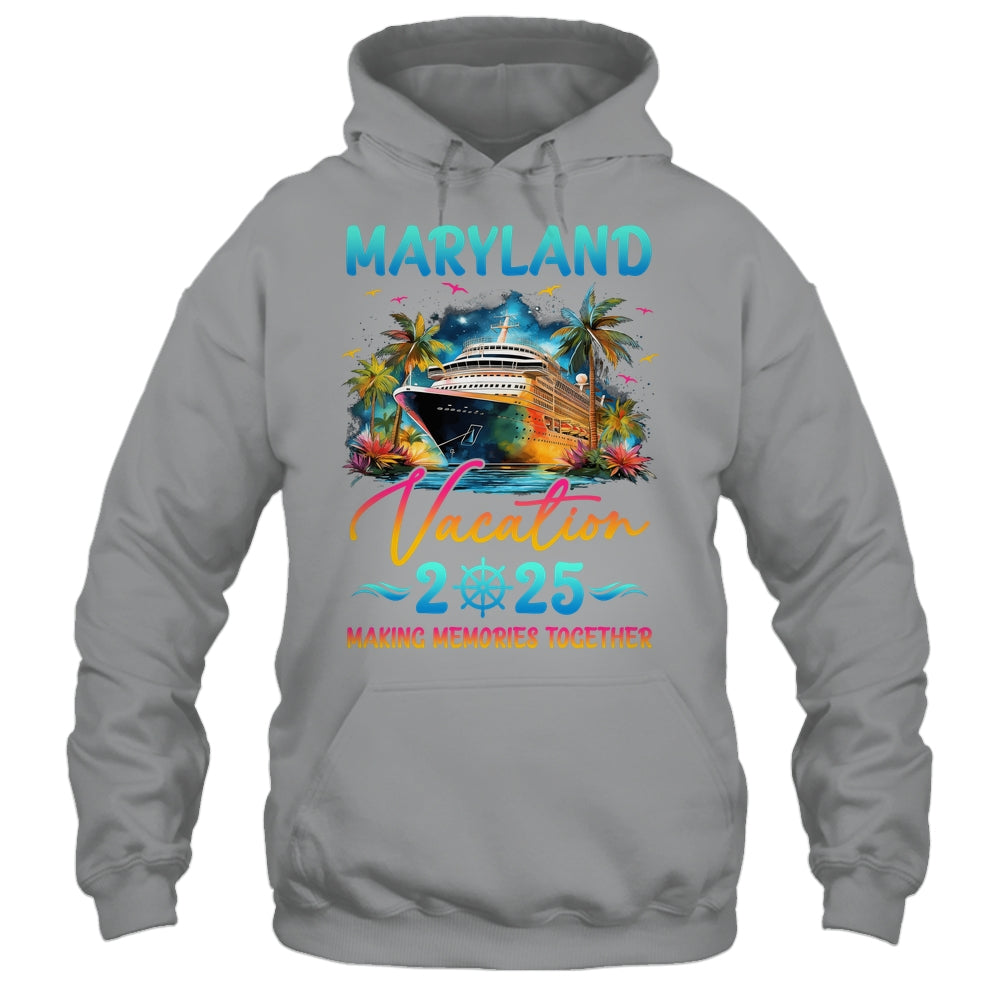 Maryland Family Vacation 2025 Matching Group Summer Shirt & Tank Top | siriusteestore