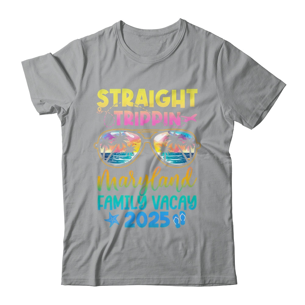 Maryland Family Vacay Vacation 2025 Straight Trippin Shirt & Tank Top | siriusteestore