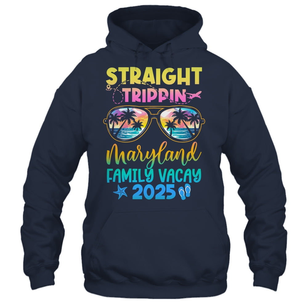 Maryland Family Vacay Vacation 2025 Straight Trippin Shirt & Tank Top | siriusteestore