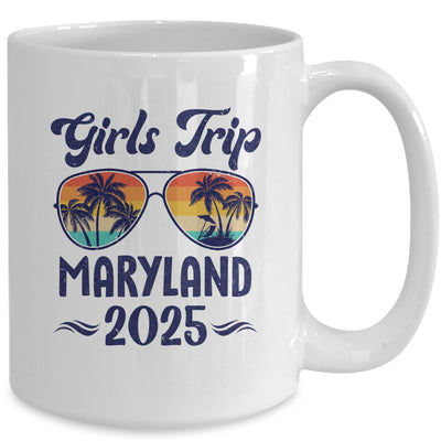 Maryland Girls Trip Beach Vacation 2025 Matching Group Mug | siriusteestore
