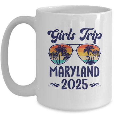 Maryland Girls Trip Beach Vacation 2025 Matching Group Mug | siriusteestore