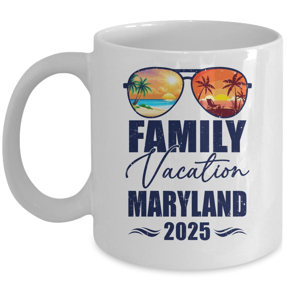Maryland Matching Family Vacation 2025 Making Memories Mug | siriusteestore