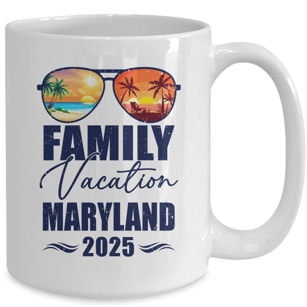 Maryland Matching Family Vacation 2025 Making Memories Mug | siriusteestore