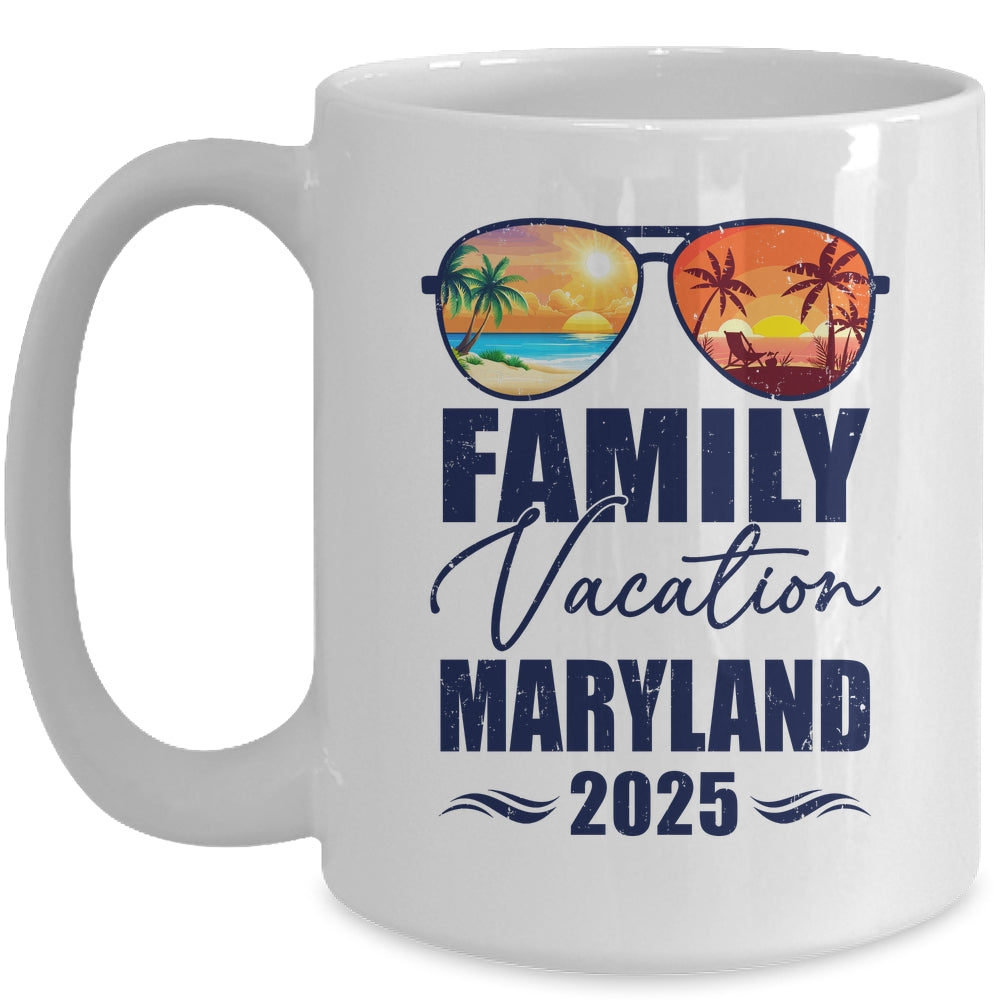 Maryland Matching Family Vacation 2025 Making Memories Mug | siriusteestore