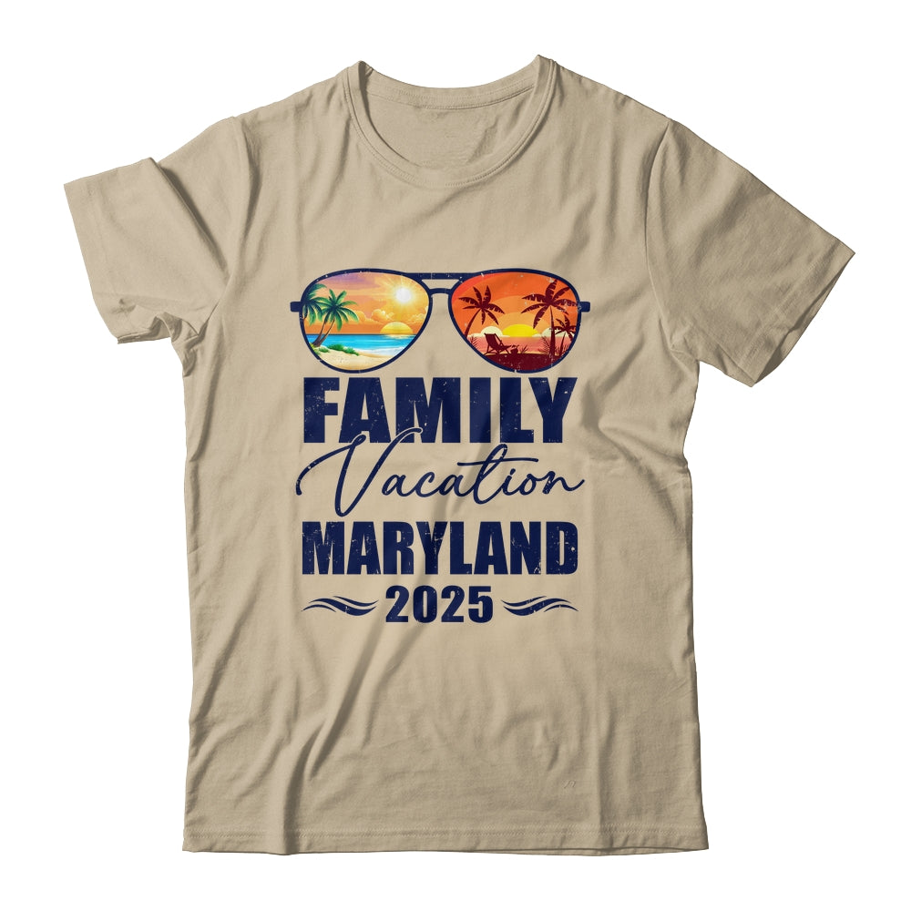 Maryland Matching Family Vacation 2025 Making Memories Shirt & Tank Top | siriusteestore