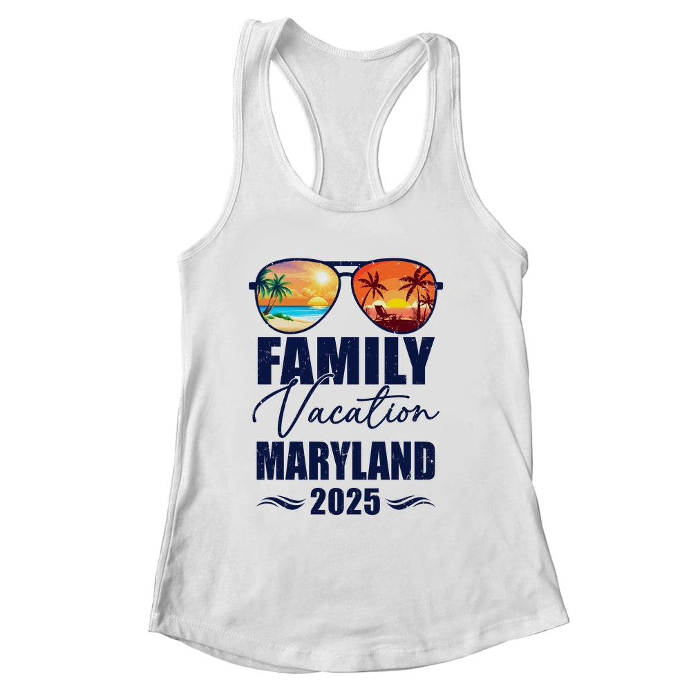 Maryland Matching Family Vacation 2025 Making Memories Shirt & Tank Top | siriusteestore