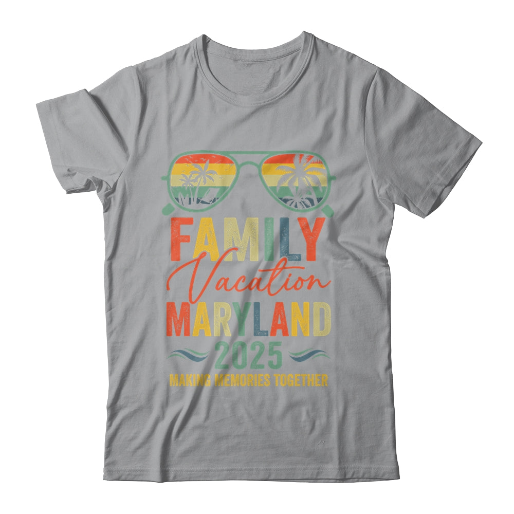 Maryland Vacation 2025 Matching Family Group Summer Shirt & Tank Top | siriusteestore