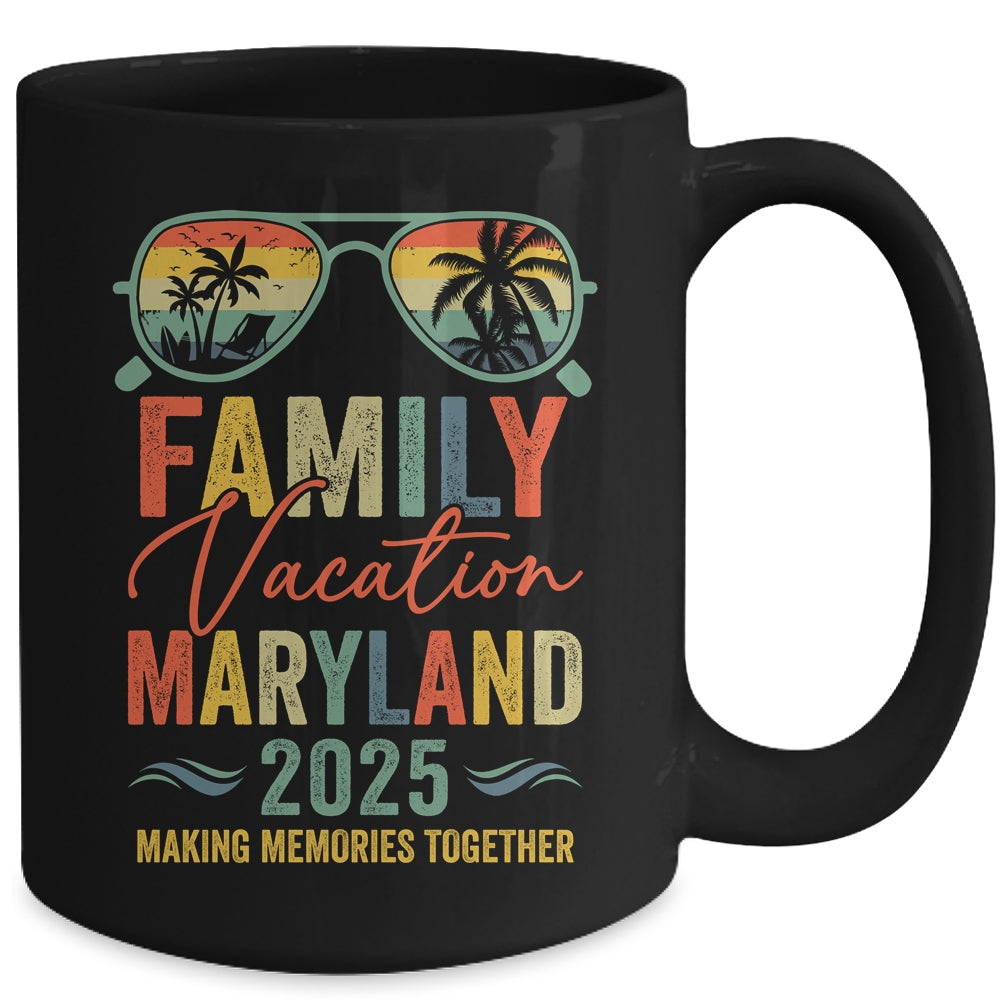 Maryland Vacation 2025 Matching Family Group Summer Mug | siriusteestore