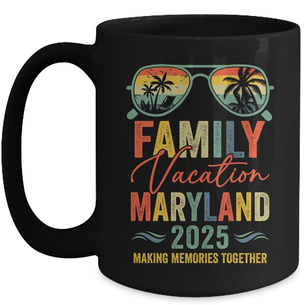 Maryland Vacation 2025 Matching Family Group Summer Mug | siriusteestore