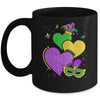 Mask Mardi Gras Cute Hearts Marks Women Girls Kids Vintage Mug | siriusteestore