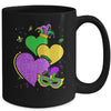 Mask Mardi Gras Cute Hearts Marks Women Girls Kids Vintage Mug | siriusteestore