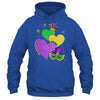 Mask Mardi Gras Cute Hearts Marks Women Girls Kids Vintage Shirt & Tank Top | siriusteestore