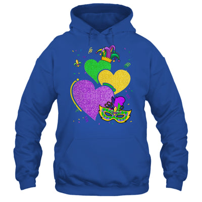 Mask Mardi Gras Cute Hearts Marks Women Girls Kids Vintage Shirt & Tank Top | siriusteestore
