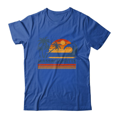 Massachusetts Vacation Sunset Cute 70s Vintage Retro Beach Shirt & Tank Top | siriusteestore