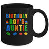 Master Builder Auntie Birthday Boy Building Bricks Blocks Mug | siriusteestore