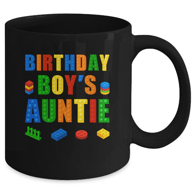 Master Builder Auntie Birthday Boy Building Bricks Blocks Mug | siriusteestore