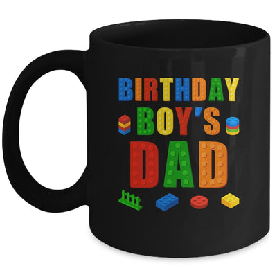 Master Builder Dad Birthday Boy Building Bricks Blocks Mug | siriusteestore