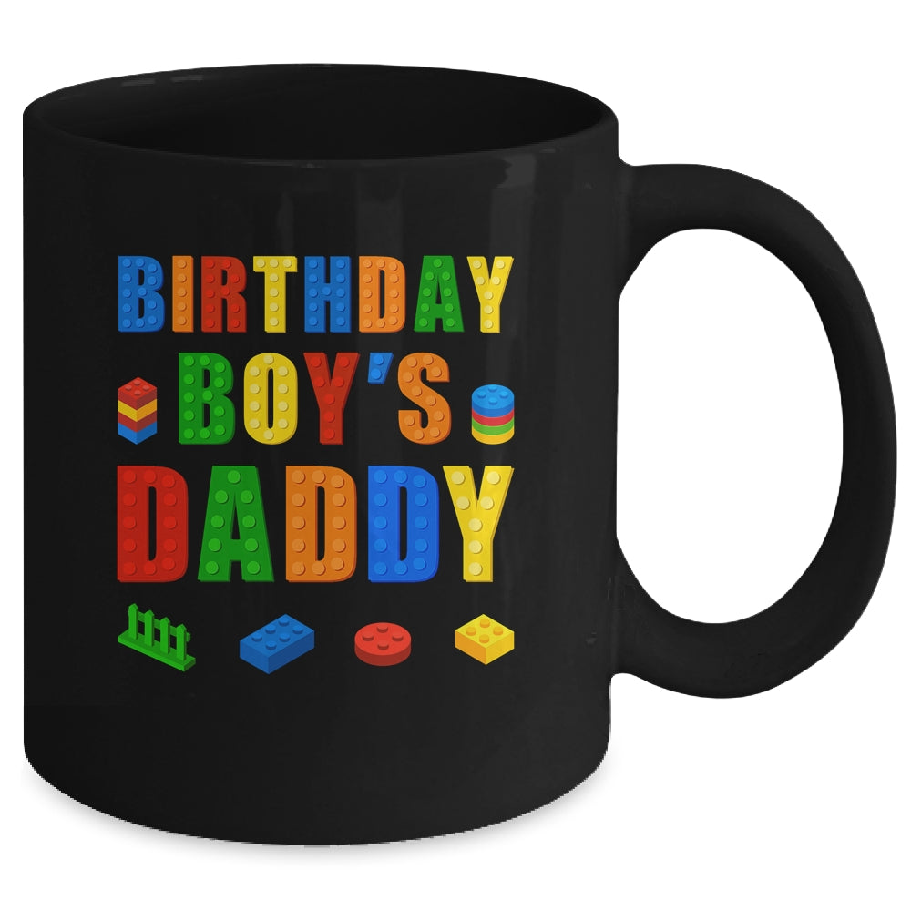 Master Builder Daddy Birthday Boy Building Bricks Blocks Mug | siriusteestore