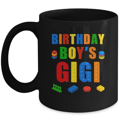 Master Builder Gigi Birthday Boy Building Bricks Blocks Mug | siriusteestore