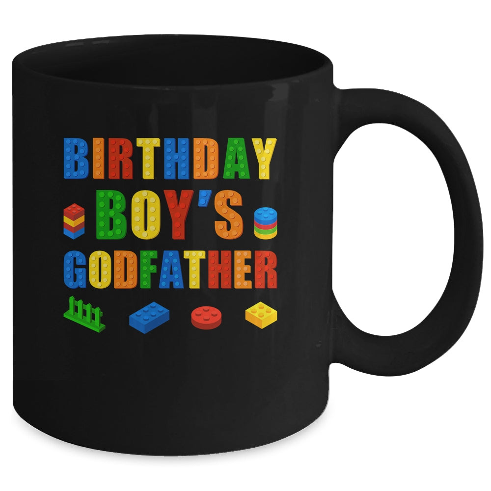 Master Builder Godfather Birthday Boy Building Bricks Blocks Mug | siriusteestore