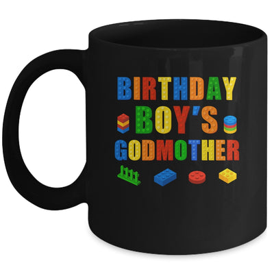 Master Builder Godmother Birthday Boy Building Bricks Blocks Mug | siriusteestore