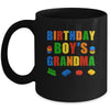Master Builder Grandma Birthday Boy Building Bricks Blocks Mug | siriusteestore