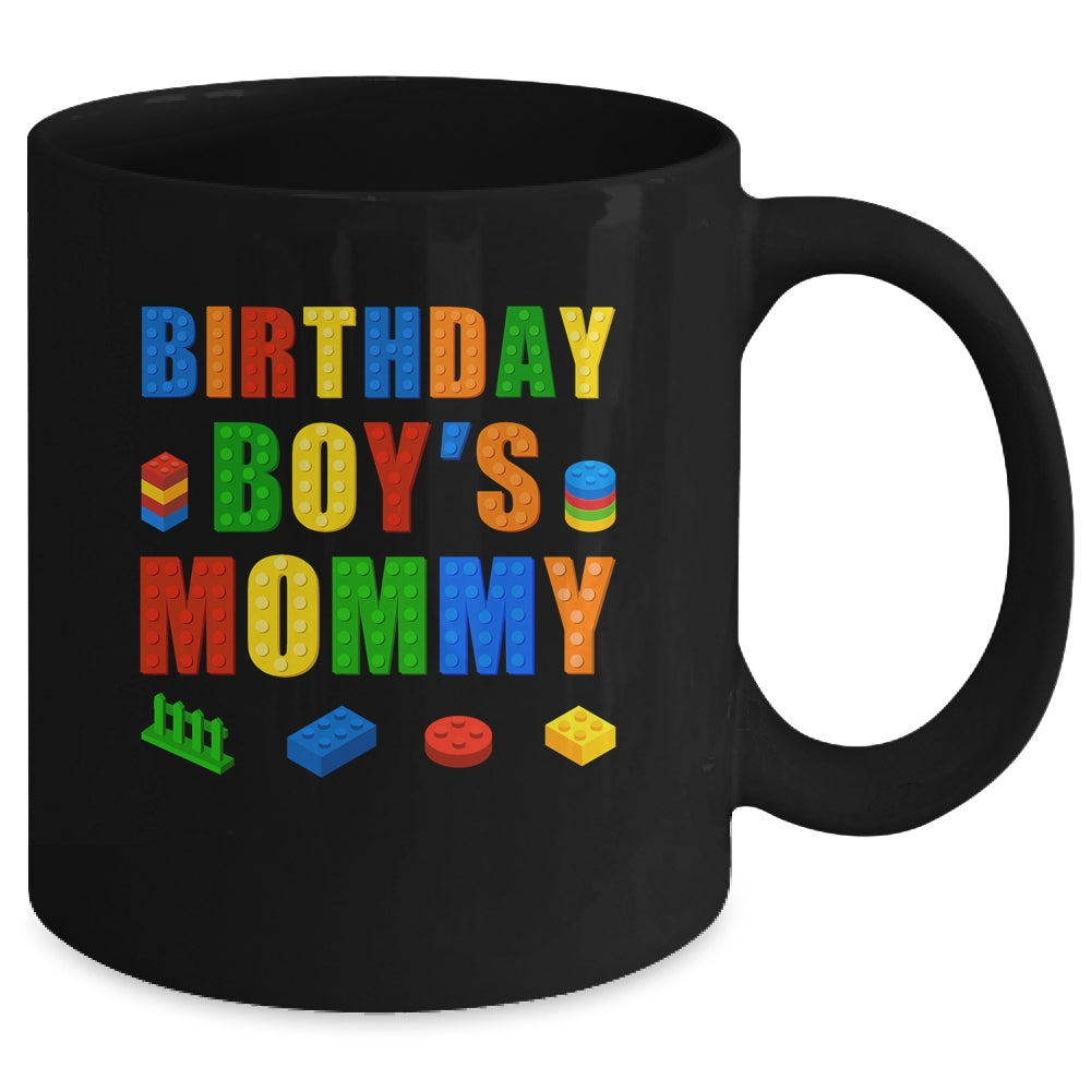 Master Builder Mommy Birthday Boy Building Bricks Blocks Mug | siriusteestore