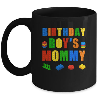 Master Builder Mommy Birthday Boy Building Bricks Blocks Mug | siriusteestore