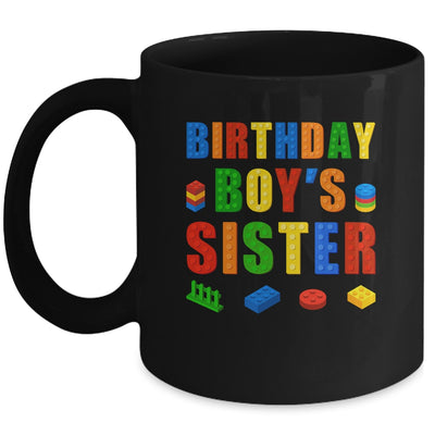 Master Builder Sister Birthday Boy Building Bricks Blocks Mug | siriusteestore