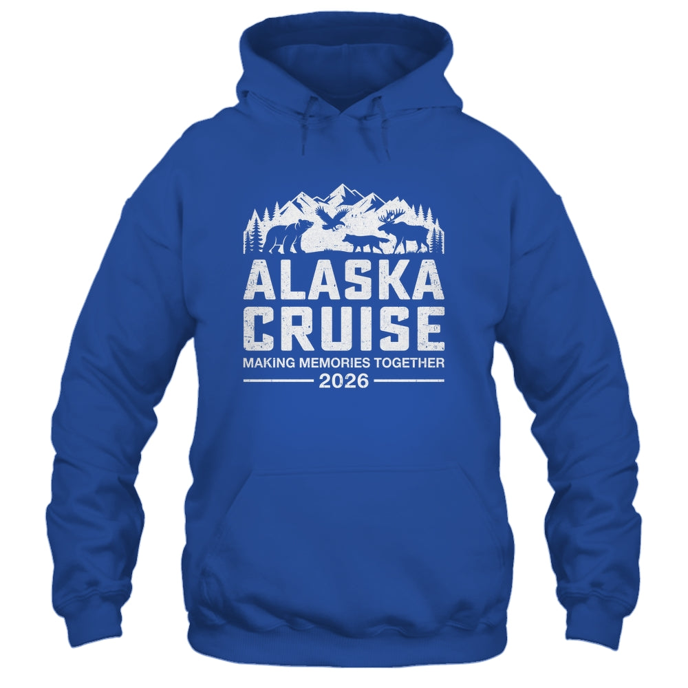 Matching Alaskan Family And Friends Group Alaska Cruise 2026 Shirt & Hoodie | siriusteestore