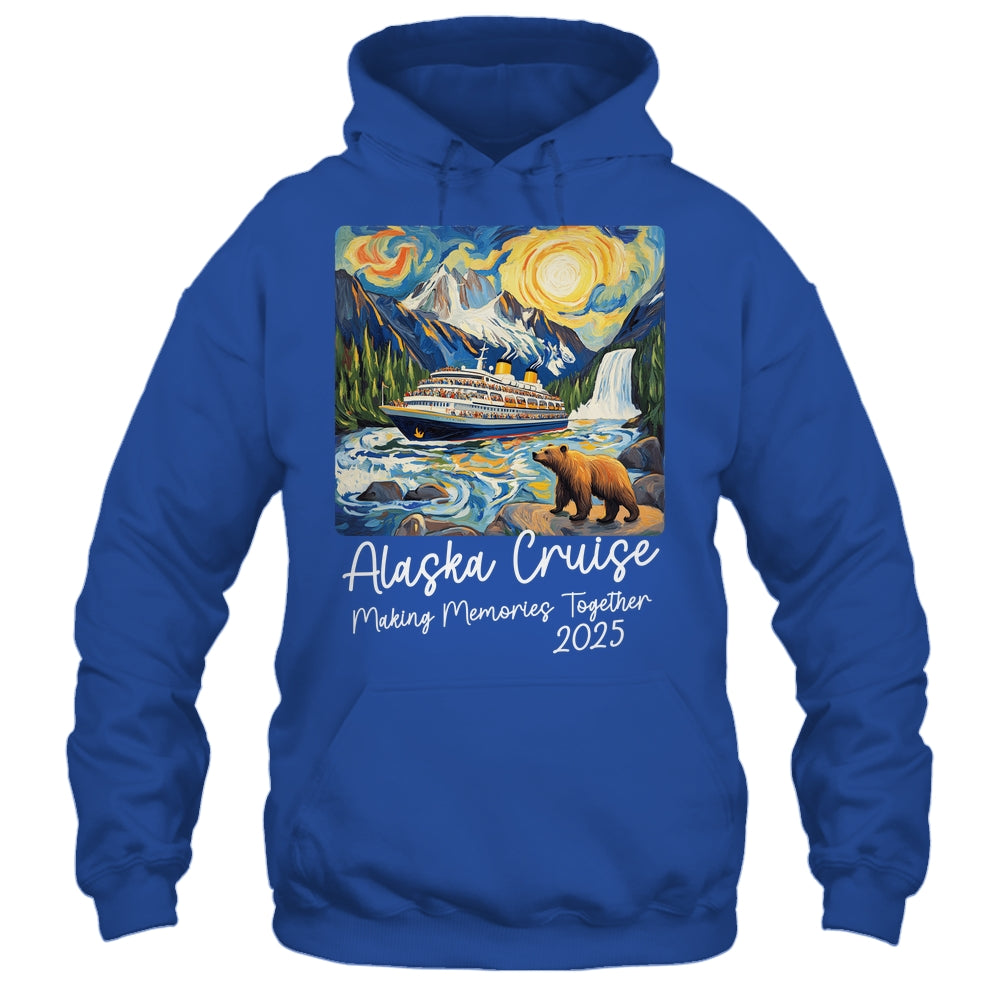Matching Alaskan Family Friends And Group Alaska Cruise 2025 Shirt & Hoodie | siriusteestore