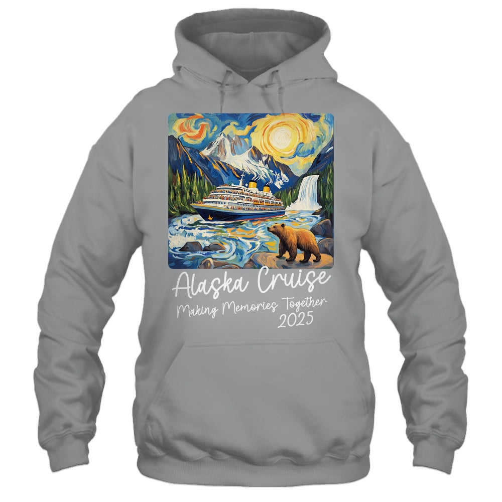 Matching Alaskan Family Friends And Group Alaska Cruise 2025 Shirt & Hoodie | siriusteestore