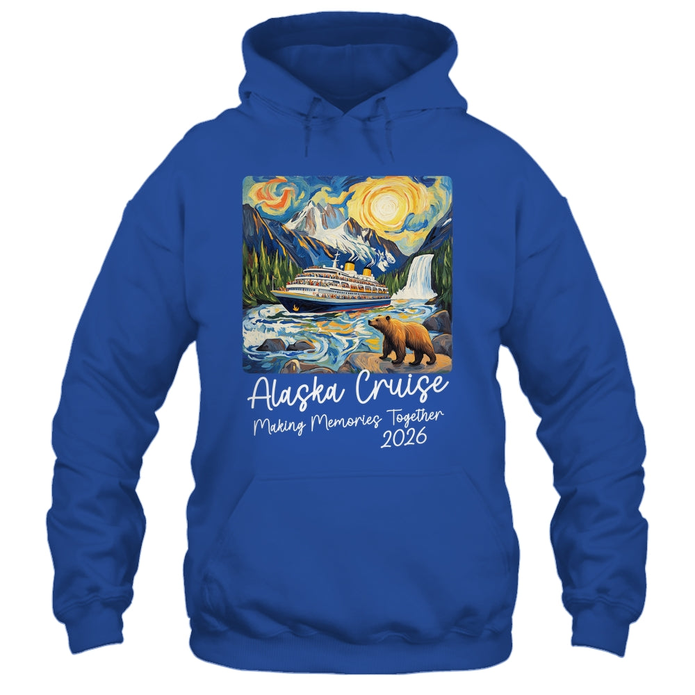 Matching Alaskan Family Friends And Group Alaska Cruise 2026 Shirt & Hoodie | siriusteestore