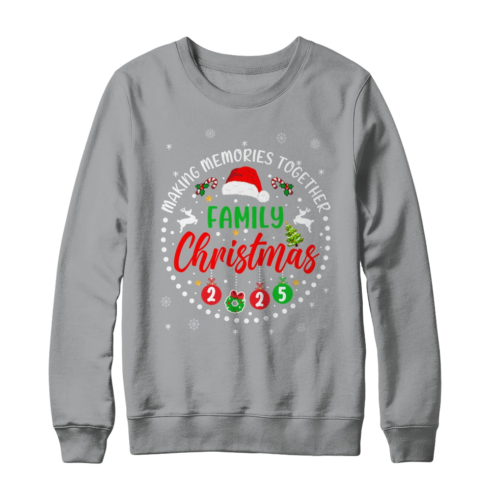 Matching Family Christmas 2025 Group Memories Together Shirt & Sweatshirt | siriusteestore