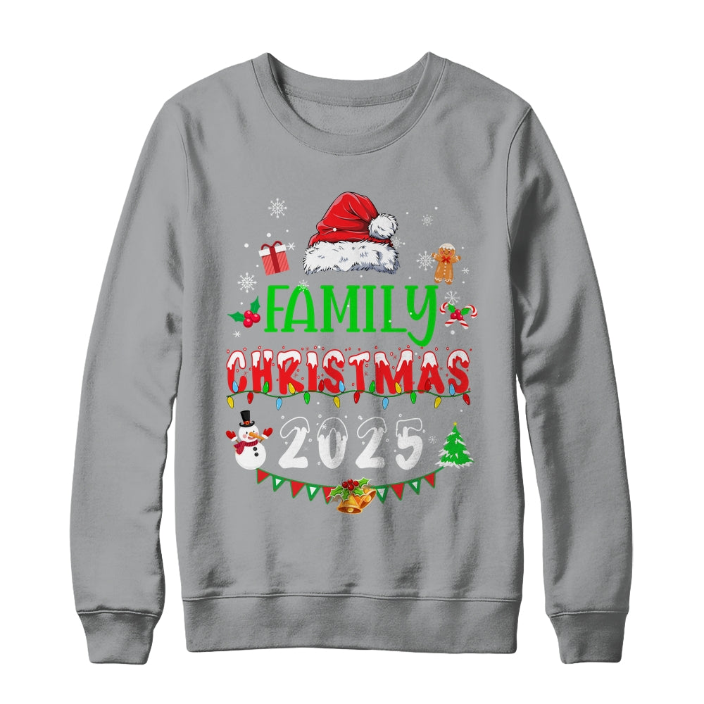 Matching Family Christmas 2025 Team Santa Elf Squad Shirt & Sweatshirt | siriusteestore