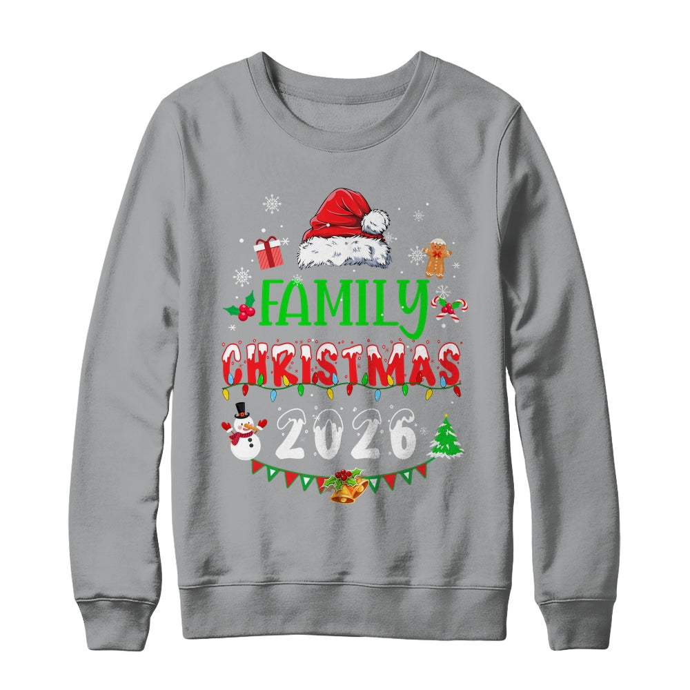 Matching Family Christmas 2026 Team Santa Squad Shirt & Sweatshirt | siriusteestore