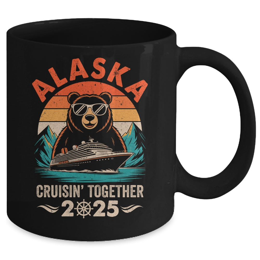 Matching Family Friends And Group Crusin' Alaska Cruise 2025 Mug | siriusteestore